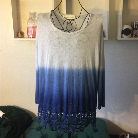 Vintage Havana dip dye ombré top - Picture 4 of 8